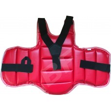 Red High Quality Pu Leather Chest Guard